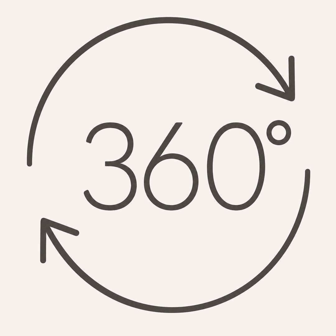 Clear Lazy Susan Turntable with smooth 360° rotation