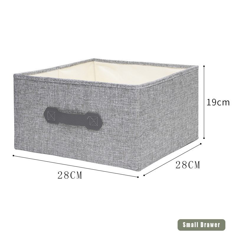 Grey Hanging Wardrobe Organizer Small Drawer dimensions 28 × 28 × 19 cm