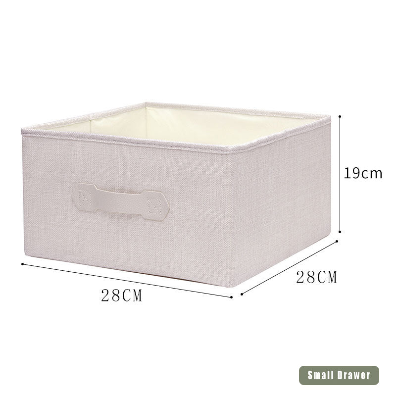 Off-White Hanging Wardrobe Organizer Small Drawer dimensions 28 × 28 × 19 cm