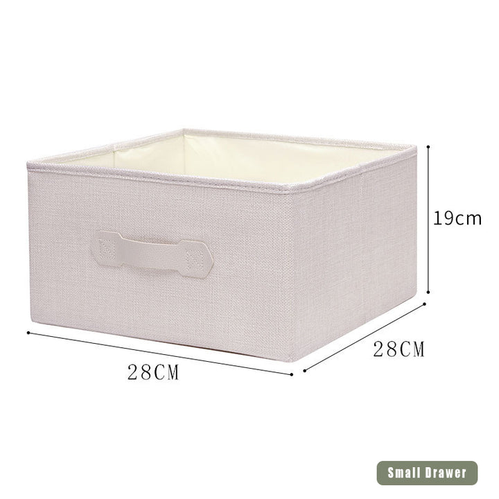 Off-White Hanging Wardrobe Organizer Small Drawer dimensions 28 × 28 × 19 cm