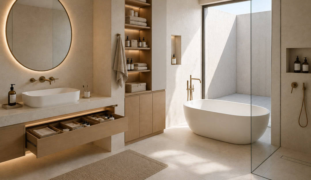 OUMANDA Bathroom Organisation – Modern Bathroom Storage Solutions