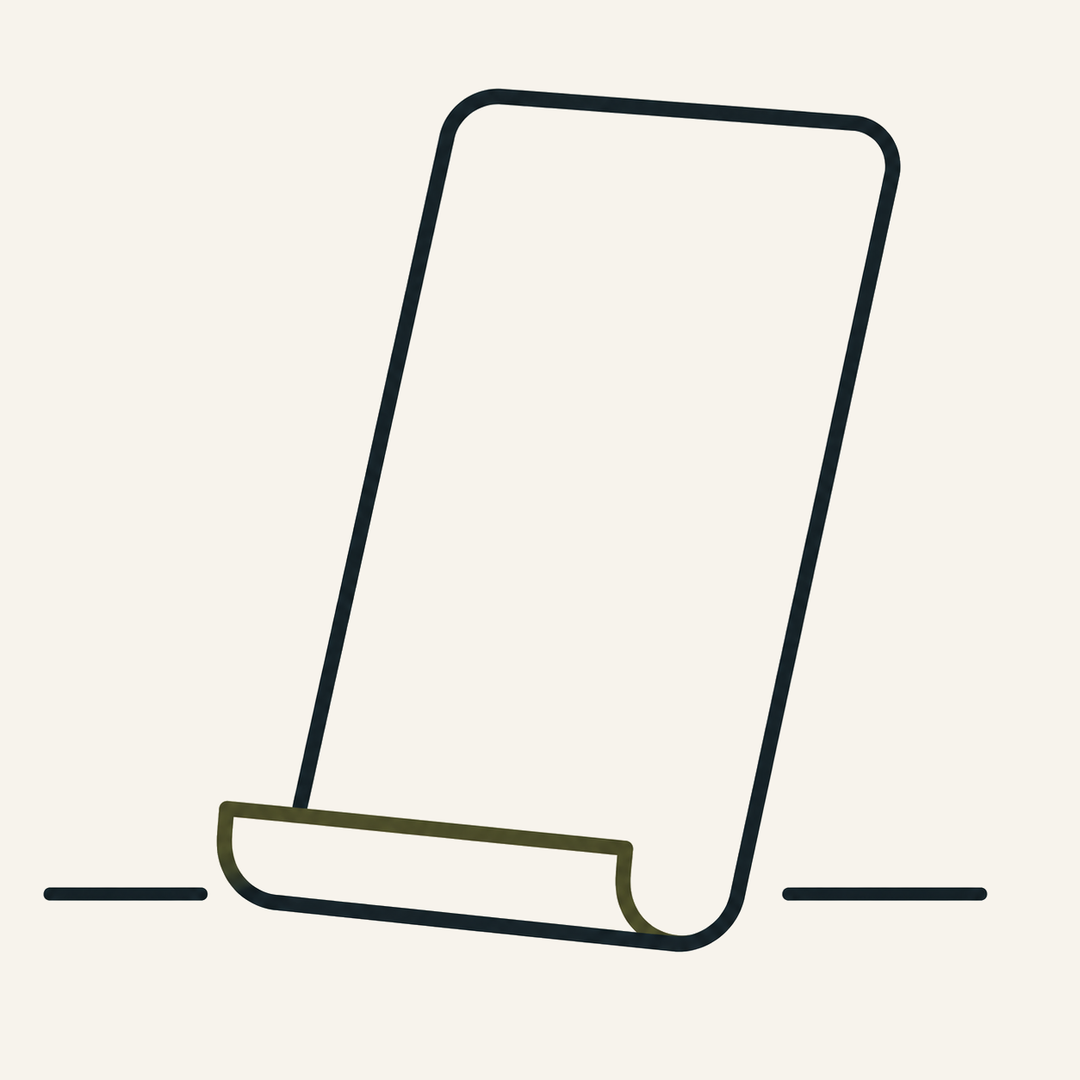 Silicone Sofa Armrest Tray phone and tablet stand icon